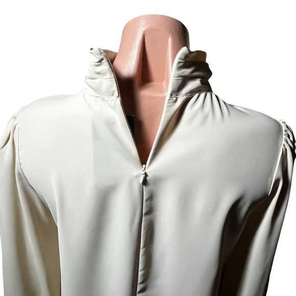 NWT LUXUOIRE Wrap Mock Neck Long Sleeve Top size S - Picture 11 of 15